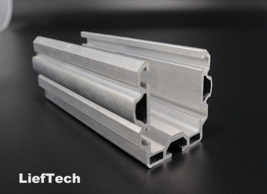 6063 T5 알루미늄 추출 프로파일 OD 28mm 60x55 알루미늄 Lean 파이프