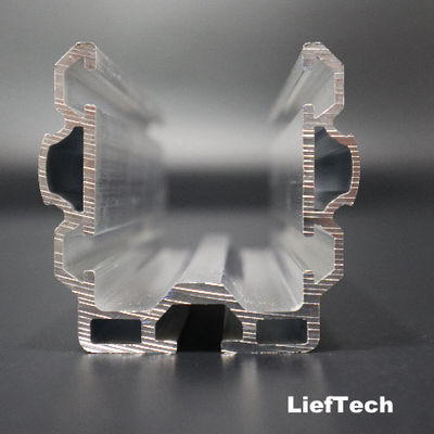 6063 T5 알루미늄 추출 프로파일 OD 28mm 60x55 알루미늄 Lean 파이프