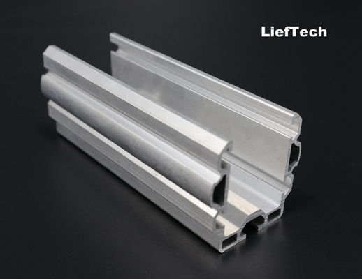 6063 T5 알루미늄 추출 프로파일 OD 28mm 60x55 알루미늄 Lean 파이프